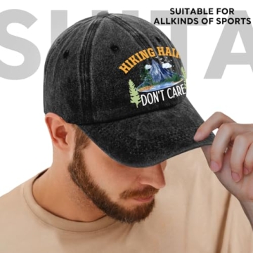 Rofiowa Hiking Adjustable Baseball Cap for Outdoors