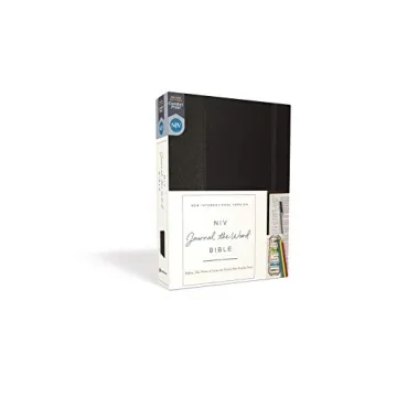 NIV Journal the Word Bible Hardcover Black Red Letter Comfort Print