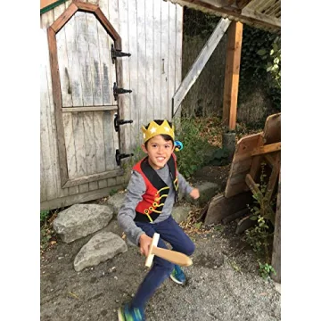 Red Pirate Vest for Kids with Fun Parrot Design