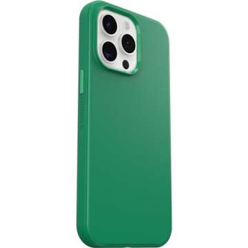 OtterBox iPhone 15 Pro MAX (Only) Symmetry Series Case - Green Juice (Green), Snaps to MagSafe, Ultra-Sleek, Raised Edges Protect Camera & Screen