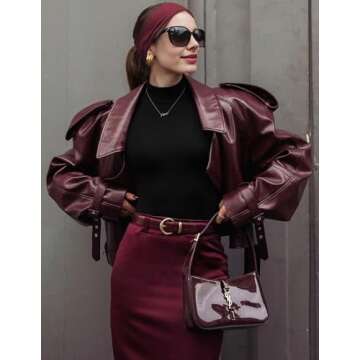 Ekouaer Women's Turtleneck Shirts Long Sleeve Soft Lightweight Fitted Mock Thermal Base Layer Tops B...