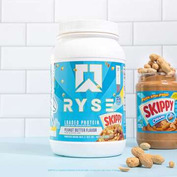Ryse Loaded Protein Powder - 25g Protein & Skippy Flavor