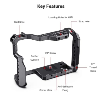 SMALLRIG GH5 GH5S Cage for Panasonic Lumix - Upgraded Version