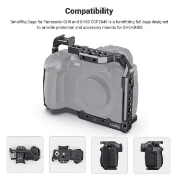SMALLRIG GH5 GH5S Cage for Panasonic Lumix - Upgraded Version