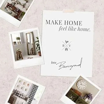 Barnyard Designs Rustic Vintage Wooden Desk Organizer Caddy with 3 Compartments Tabletop Desktop Office Supplies Desk Accessories Holder, White 14.5" x 6” (White/White)