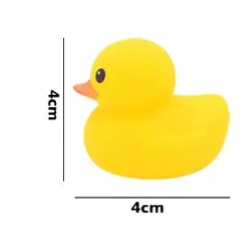 Wankko Mini Yellow Rubber Bath Ducks for Kids 24pcs