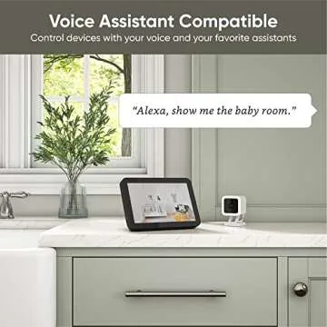 WyzeCamera v3 1080p HD Indoor/Outdoor Plug-in Smart Home Security Cameras, Color Night Vision, 2-Way Audio, MicroSD Card Slot, Compatible with Alexa - White, 2-Pack