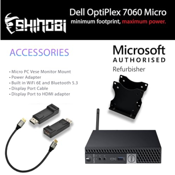 Dell OptiPlex 7060 Micro PC with Intel i5 and 32GB RAM