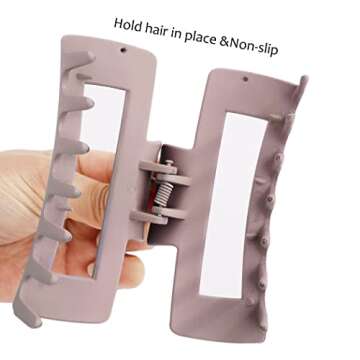 Canitor 4 PCS Elegant Hair Clips for Thick Hair