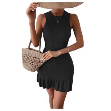 Stylish SOLY HUX Sleeveless Bodycon Dress for Summer