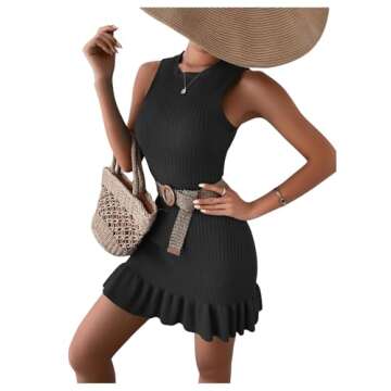 Stylish SOLY HUX Sleeveless Bodycon Dress for Summer