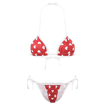 Trendy DeSeeni Strawberry Print Bikini for All Sizes