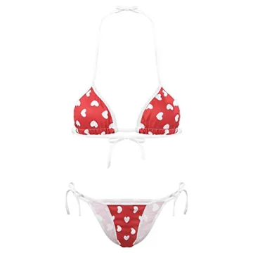 Trendy DeSeeni Strawberry Print Bikini for All Sizes