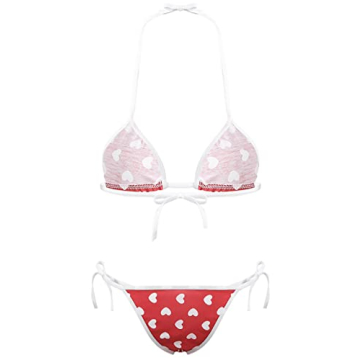Trendy DeSeeni Strawberry Print Bikini for All Sizes