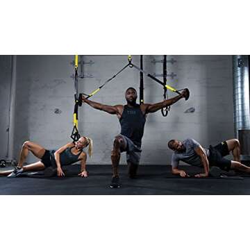 TRX 18-Inch Black Firm Foam Roller for Deep-Tissue Massage, Pain Relief, Back, Exercise Support