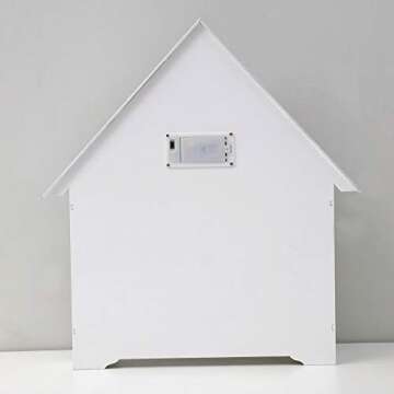 PIONEER-EFFORT White Wooden Advent Calendar for Christmas