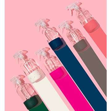 WHIMSY + WELLNESS Protective Silicone Sleeve Base for 30 Oz & 40 Oz Tumbler and Glass Refillable Bottle, Non Slip, Durable & Multi Use Accessory, Single (Silicone Base Only, Terrazzo)