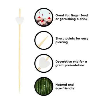 Decorative Bamboo Cocktail Picks for Parties & Events