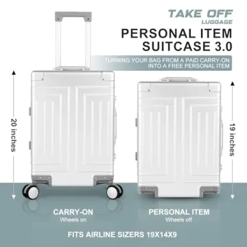 KANGSHILU Premium Aluminum Carry-On Luggage for Stylish Travelers