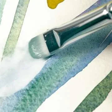 Creative Mark Scrubber Watercolor Brushes - Professional Watercolor Brushes for Scrubbing, Blotting, Re-Shaping Edges, and More! - Set of 7