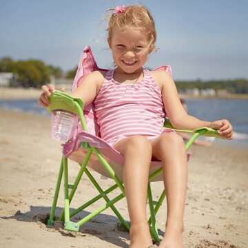 Melissa & Doug Bella Butterfly Child's Outdoor Chair (Frustration-Free Packaging)
