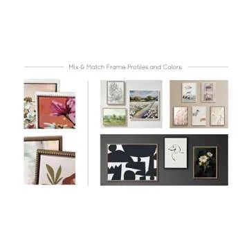 Kate and Laurel Sylvie Beaded Wildflowers Canvas Art