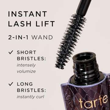 Tarte Cosmetics Lights Camera Lashes Mascara 0.24 oz. Black