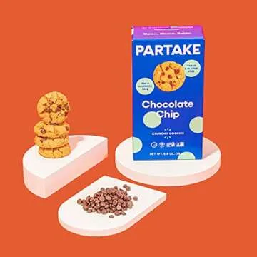 Gluten Free Crunchy Vegan Cookies by Partake – 4 Box Variety Pack | Vegan | No Peanuts, Soy, Dairy, Tree Nuts, Egg, Sesame, Safe School Snack for Kids