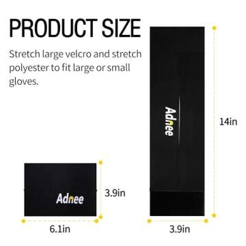 Adnee 2 Pack Glove Wrap - Softball and Baseball Glove Strap - Baseball Glove Wrap Band for Quickly K...