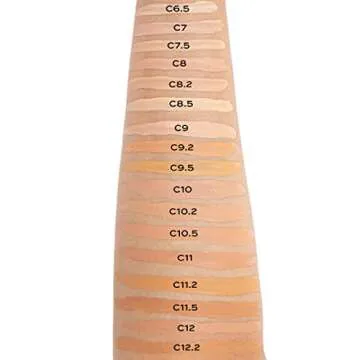 Revolution Beauty, Conceal & Define Concealer, Full Coverage & Lightweight, Long-Lasting Matte Finish, Vegan & Cruelty Free, C10 Medium or Tan Skin Tones, 0.14 Oz.
