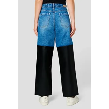 [BLANKNYC] Women's Ribcage Straight Leg Denim Jean Pants