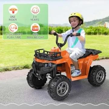 Hikole Electric Kids ATV - Safe Fun for 2-8 Years
