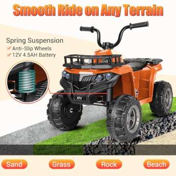 Hikole Electric Kids ATV - Safe Fun for 2-8 Years