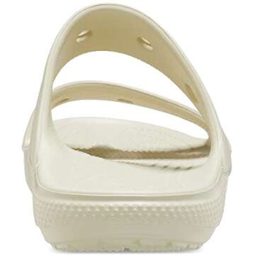 Crocs Unisex Classic Two-Strap Slide Sandals - Comfortable Water-Friendly Footwear