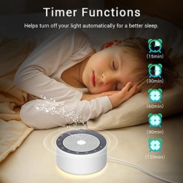 Fitniv White Noise Machine for Better Sleep Anytime
