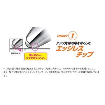 Uni Ball Signo Knock Ballpoint Pen RT1 0.38mm Color, Black (UMN15538.24)