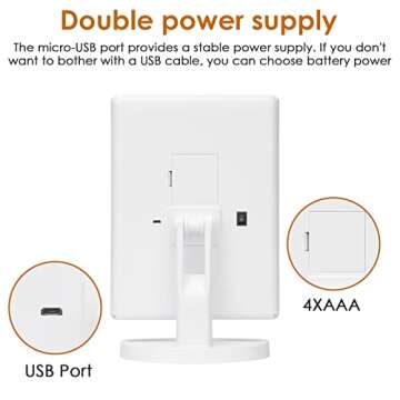 LeeWent Lighted Makeup Mirror with Adjustable Brightness