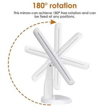 LeeWent Lighted Makeup Mirror with Adjustable Brightness