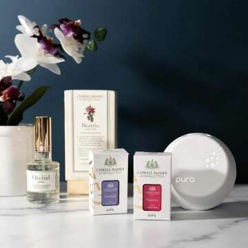 Caswell-Massey Pura Diffuser Set with Nightlight & Scents