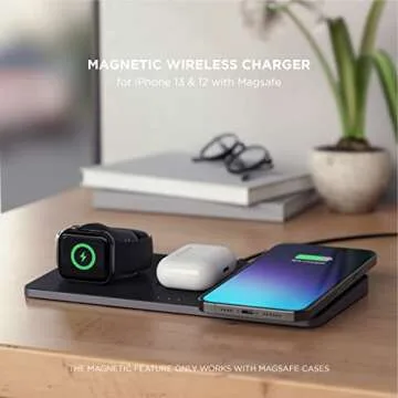 Satechi Trio Wireless Charger for iPhone, AirPods & Watch