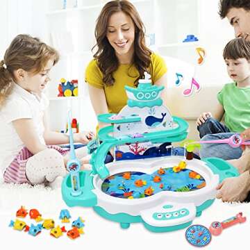 Eapura Fish Game 3in1 STEM Toy - Fun Learning for Kids