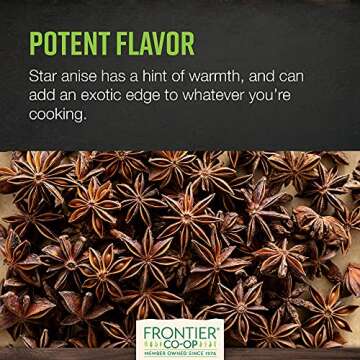 Frontier Co-op Organic Whole Star Anise Pods 1lb