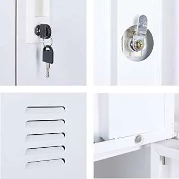 NITETRONIC 9-Door Metal Locker for Home and Office