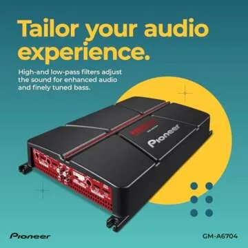 Pioneer GM-A6704 Class AB Car Amplifier with 1000W Power