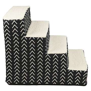 Majestic Pet 4 Step Dog Stairs for Small Dogs