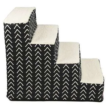 Majestic Pet 4 Step Dog Stairs for Small Dogs