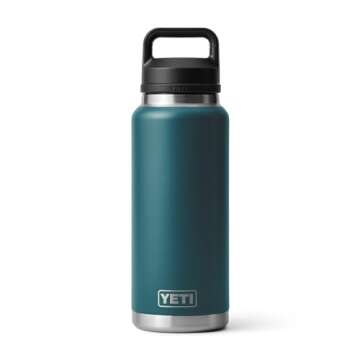 YETI Rambler 36 oz Bottle, Vacuum Insulated, Stainless Steel with Chug Cap, Agave Teal