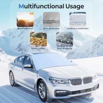 FLORICH Windshield Cover for Ice and Snow Resistance