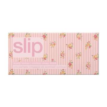 slip Petal Contour Sleep Mask | Pure Silk, 100% Mulberry Silk | Contoured Design for Optimal Light Blocking & Comfort | Ultra Soft, Gentle on Skin & Hair | Ideal for Restful Sleep