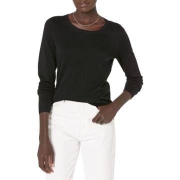 Amazon Essentials Women's Long-Sleeve Lightweight Crewneck Sweater